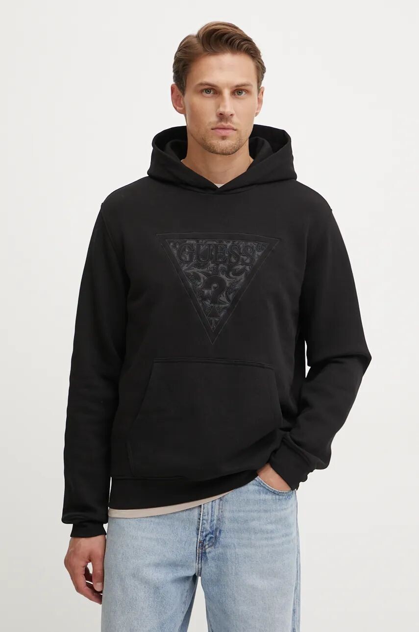 

Guess толстовка с ВЫШИВКОЙ, черный