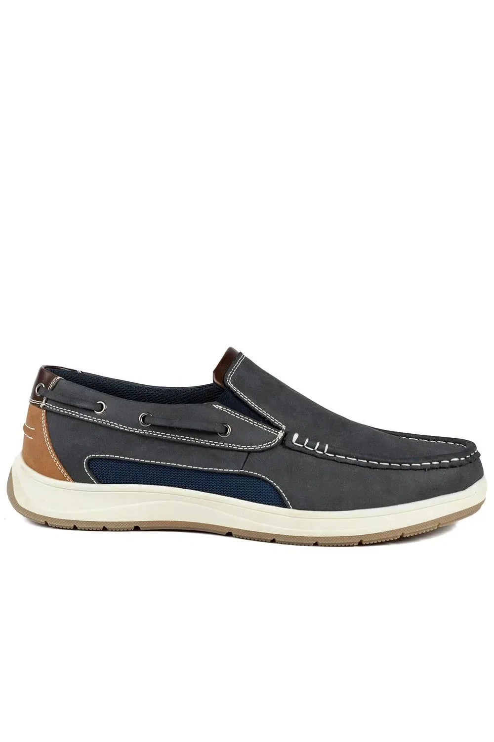 Повседневные туфли slip-on широкой полноты Pavers, темно-синий — фото 2