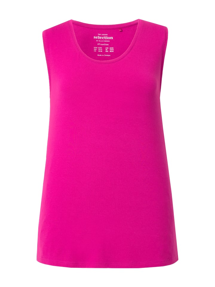 

Футболка Ulla Popken, цвет magenta