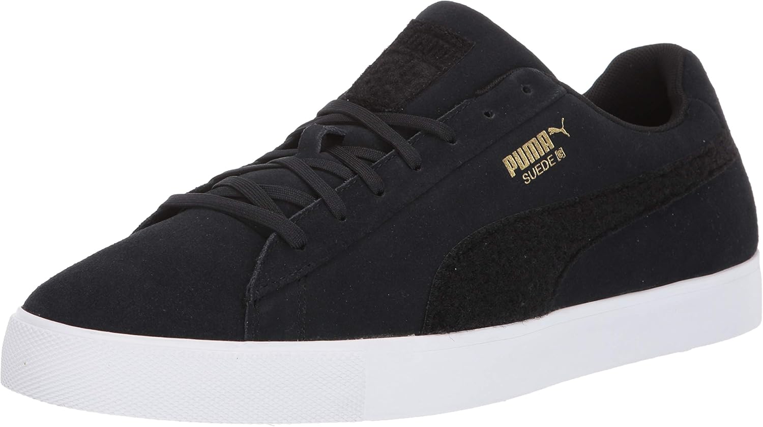 

Мужские гольф-кроссовки Puma с замшей и логотипом G, черный