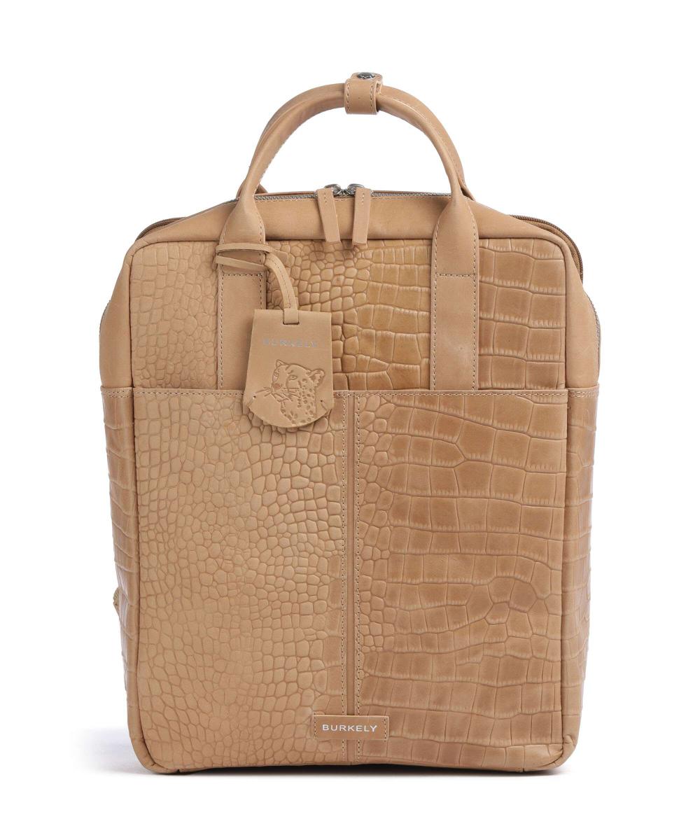 

Крутой рюкзак для ноутбука Colbie 14″ из тисненой кожи Burkely, коричневый