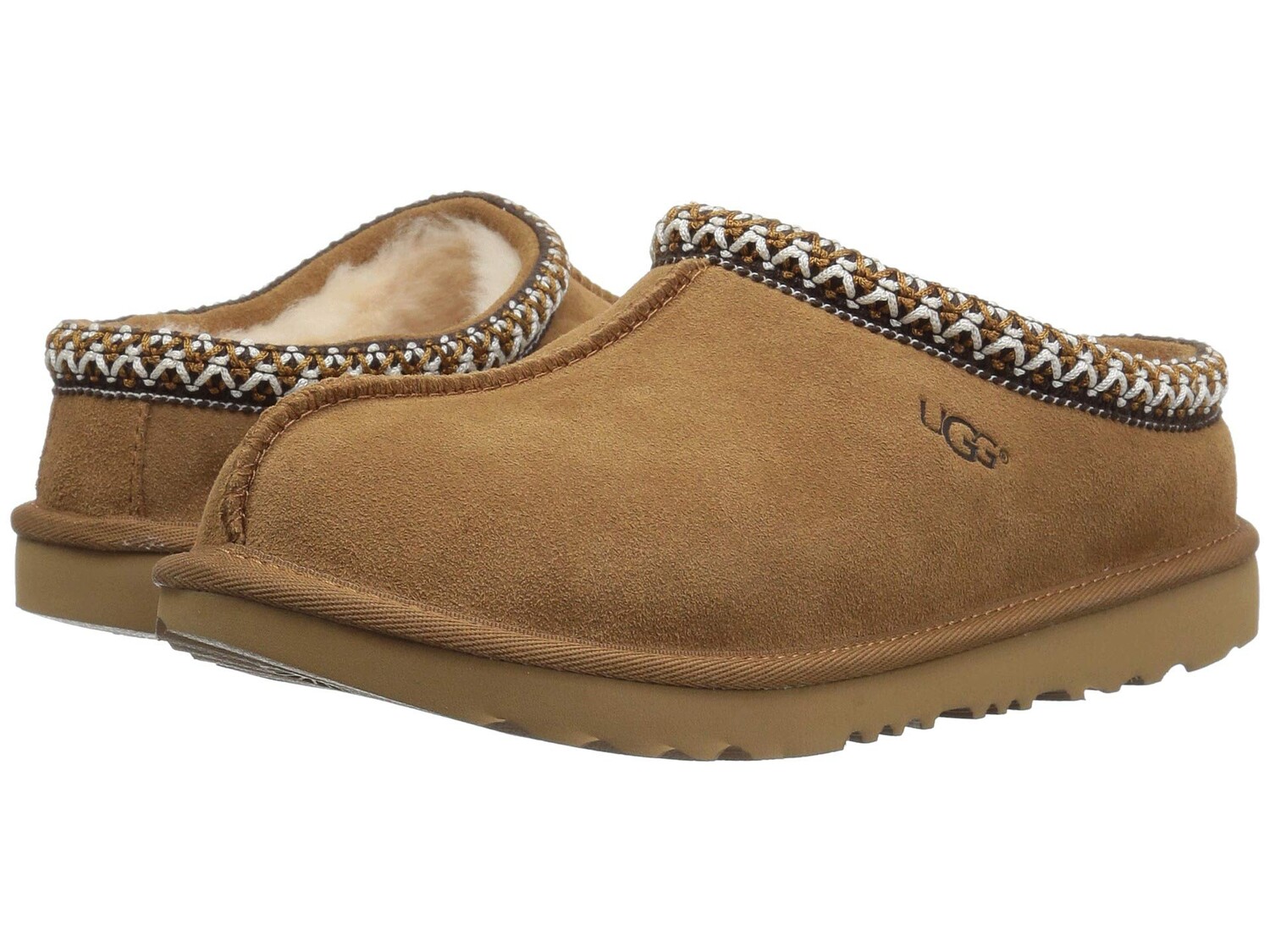 Мюли детские UGG Kids Tasman II, коричневый — фото 3