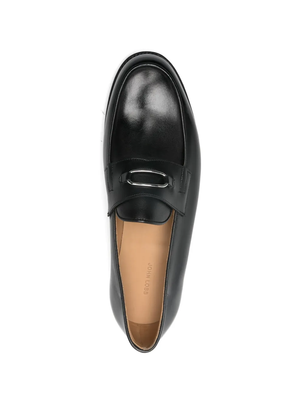 Лоферы с металлической перемычкой John Lobb, черный — фото 4