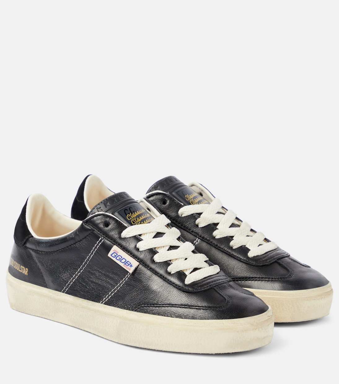 Кожаные кроссовки Soul-Star Golden Goose, черный