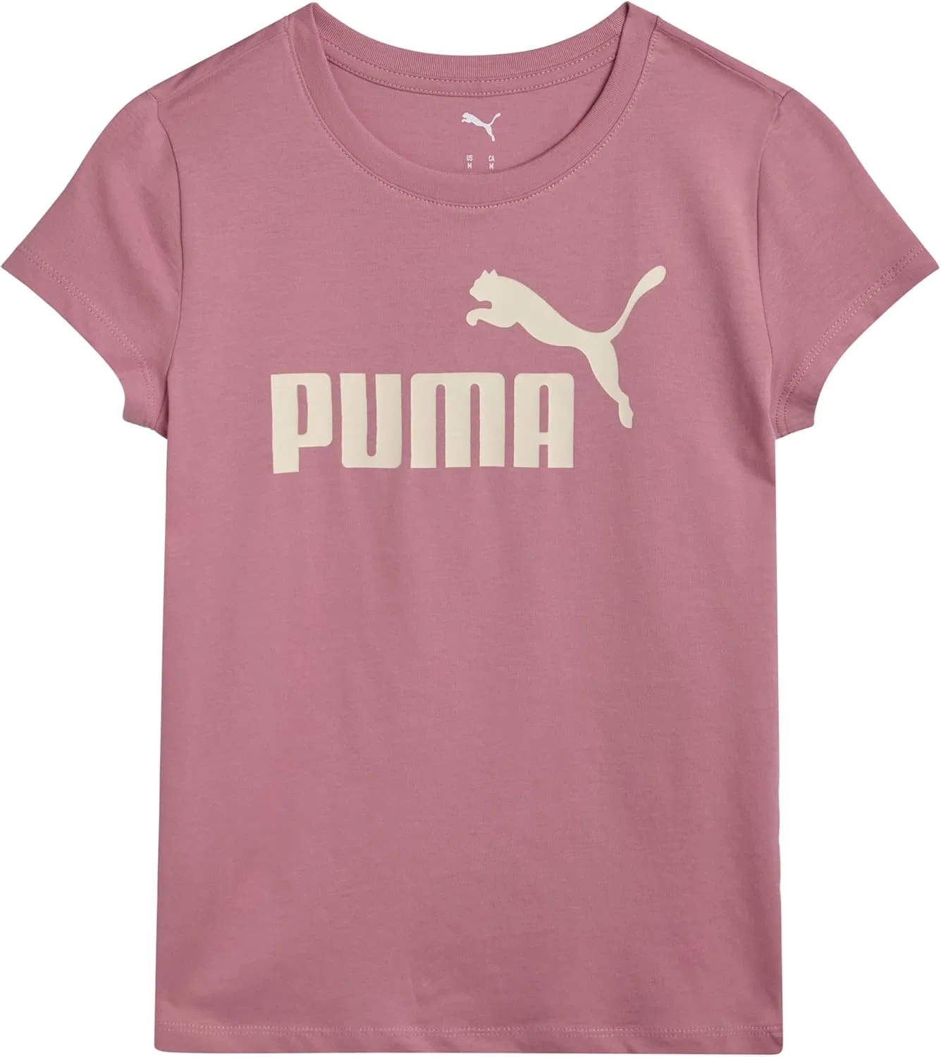 Футболка для девочек PUMA Core Logo, Beyond Pink