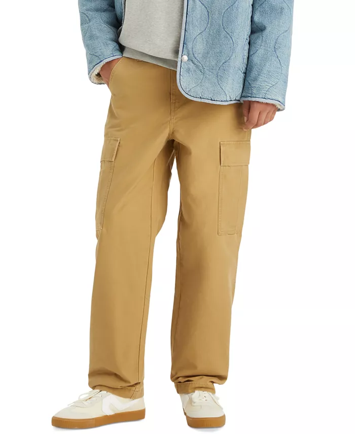

Мужские грузовые брюки XX Relaxed Fit прямого кроя Levi's, коричневый/бежевый