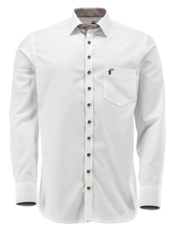 

Традиционная рубашка гунла белого цвета OS-Trachten