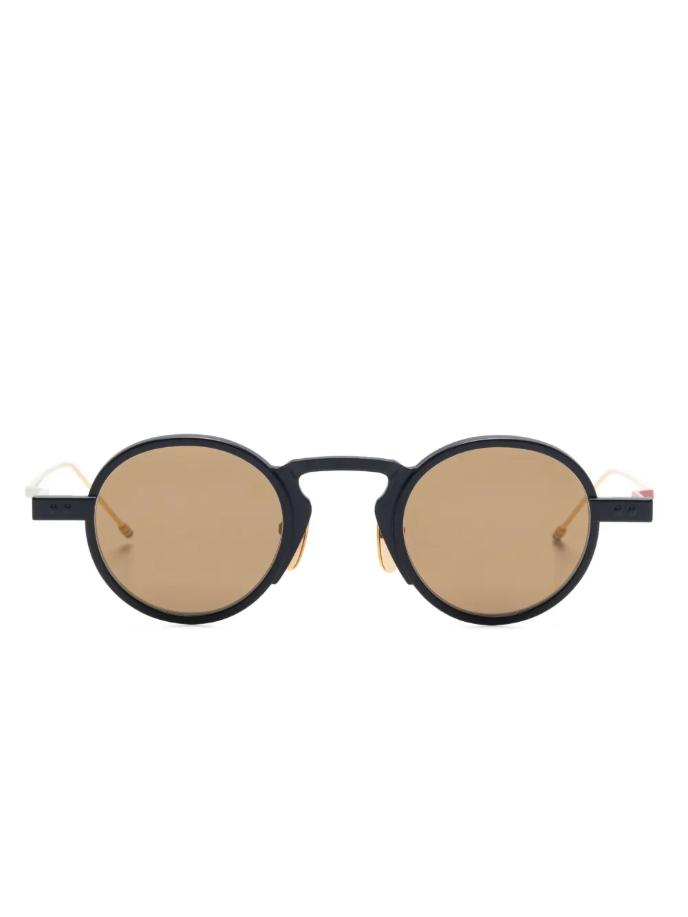 

Солнцезащитные очки в круглой оправе Thom Browne Eyewear, черный