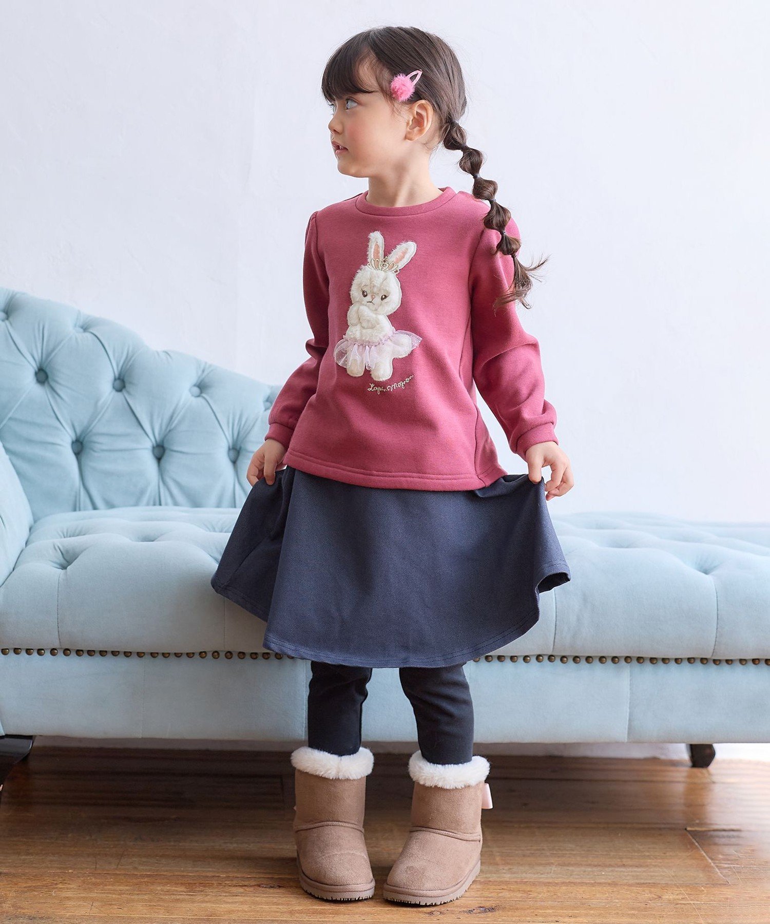 Брюки Юбки на каждый день от 7days Any Kids, Denim knit [775] — фото 3