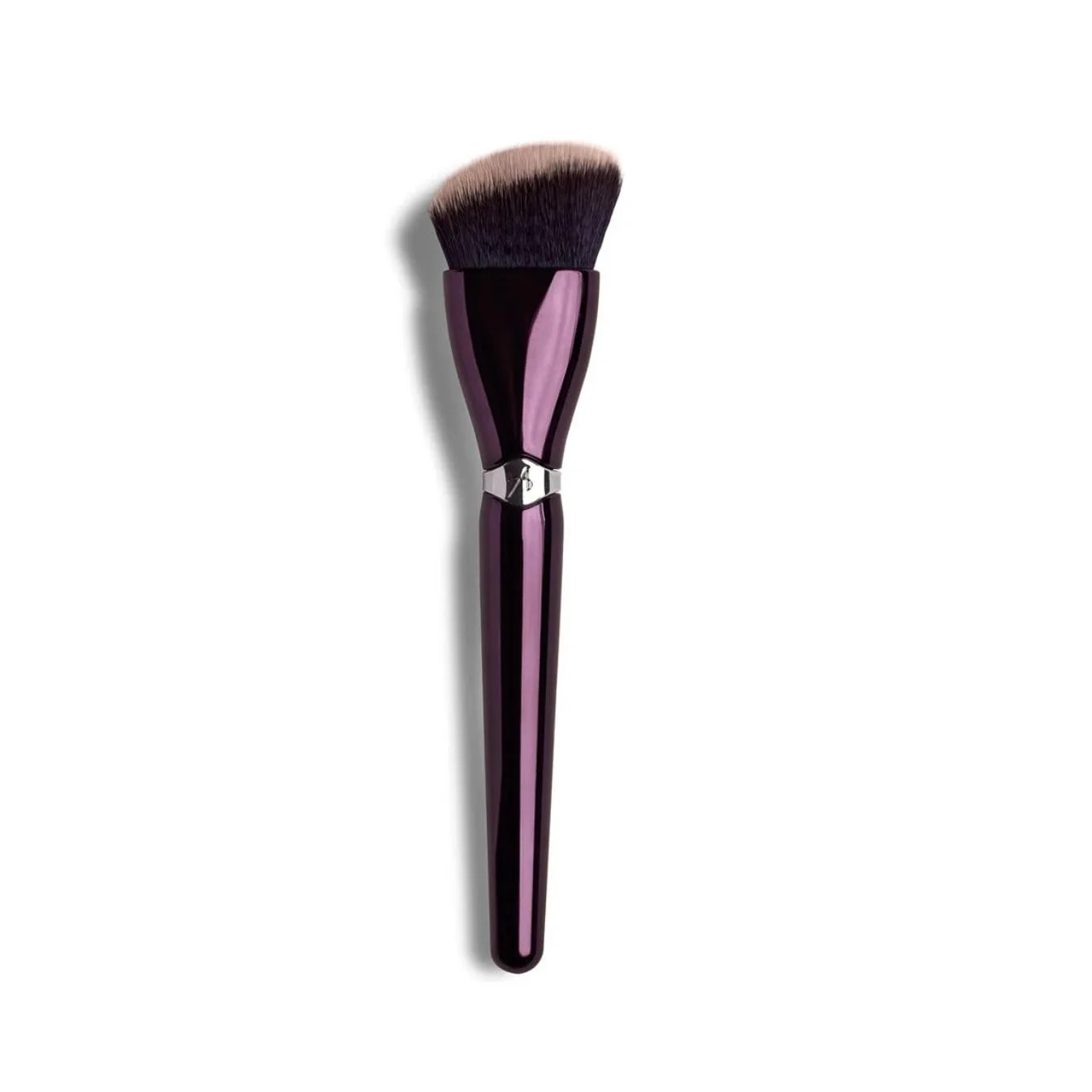 Кисть для кремовых румян Anisa Beauty с угловым креплением | Мягкие, плотные волокна для точного нанесения кремовых, пудровых или стиковых румян | Веганский продукт, не тестируется на животных