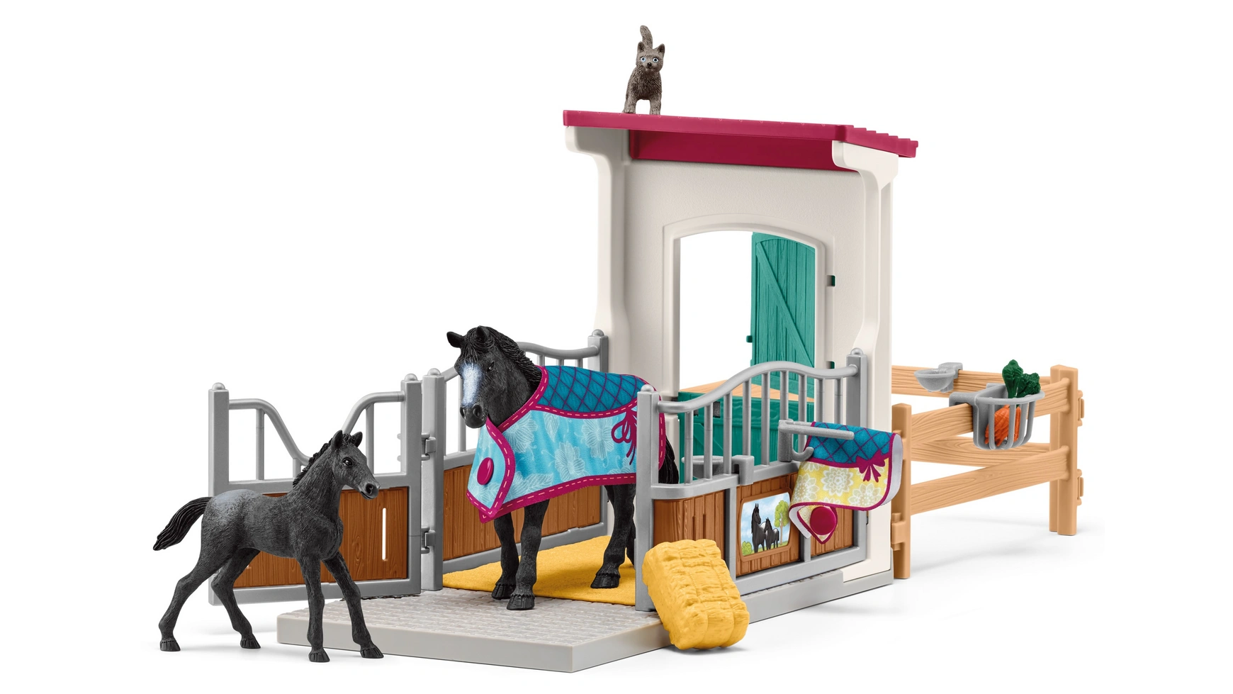 

Schleich Horse Club конный бокс с кобылой и жеребенком