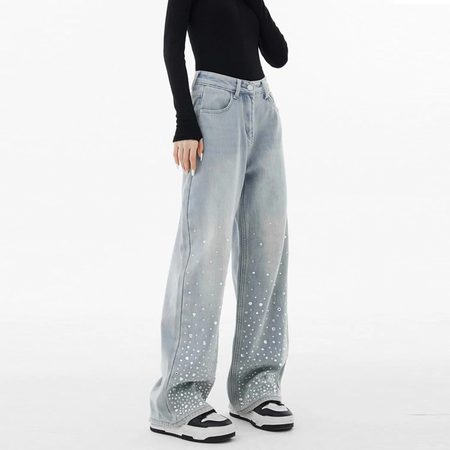 Джинсы Stretch Basic, Синий — фото 3