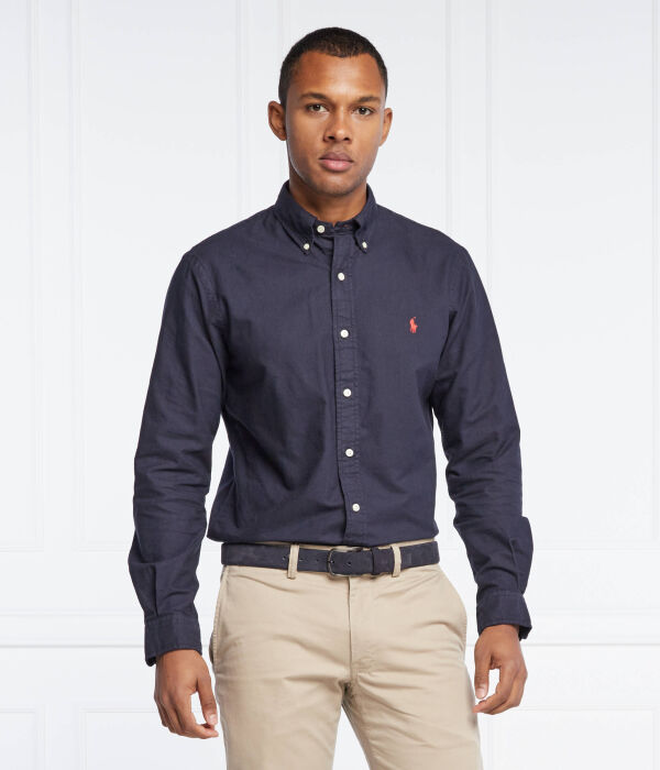 

Рубашка Custom fit Polo Ralph Lauren, синий