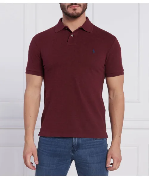 

Футболка поло Slim fit Polo Ralph Lauren, красный
