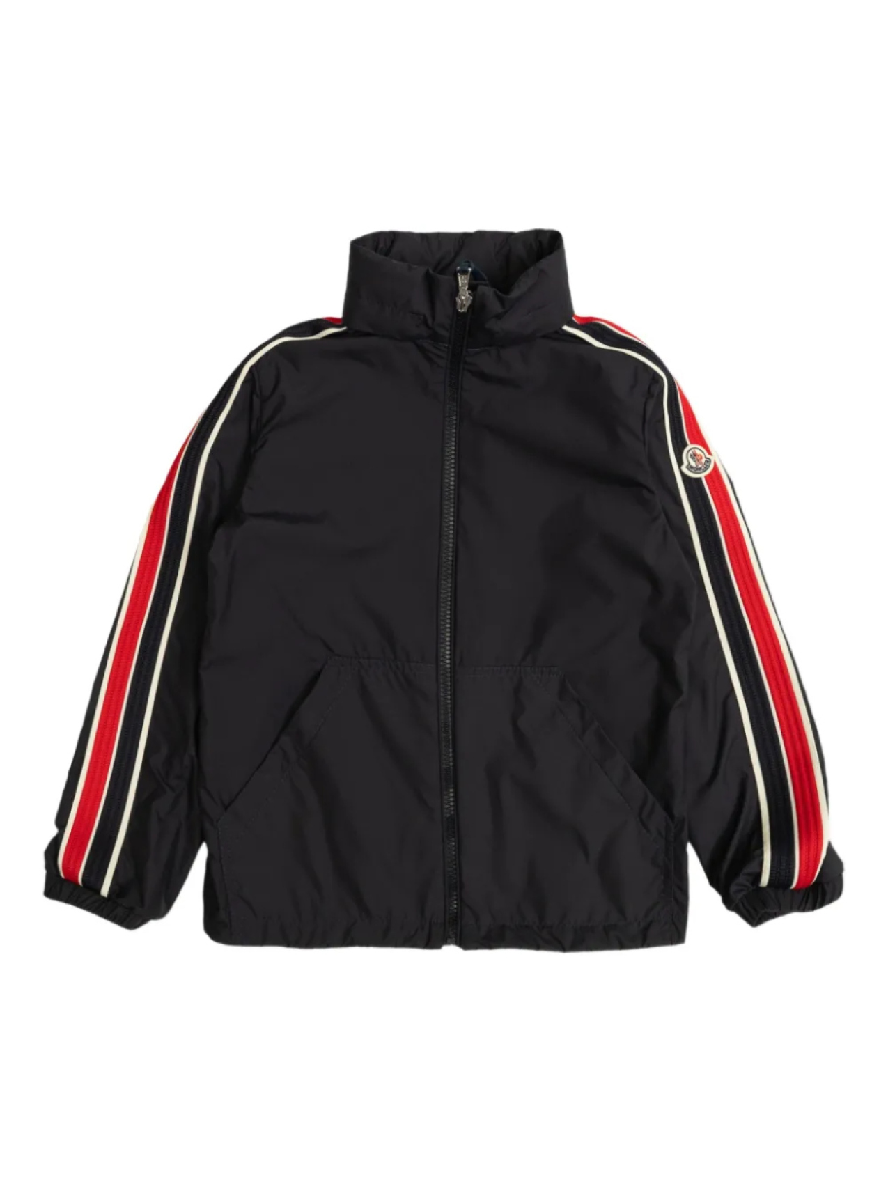 

Куртка с нашивкой-логотипом Moncler Enfant, синий