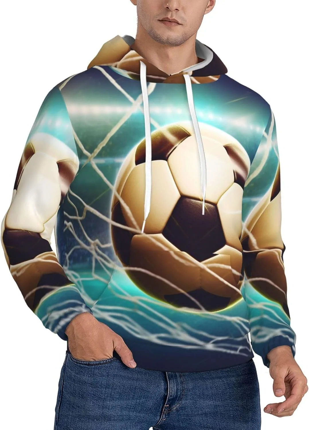 

Мужской худи Goal Soccer с карманом SDTYKHJ