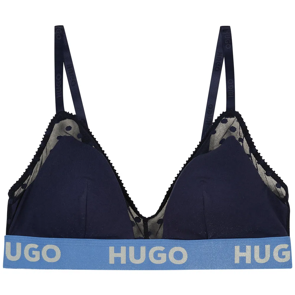 

Бюстгальтер HUGO Design 10273196 01 Triangle, синий