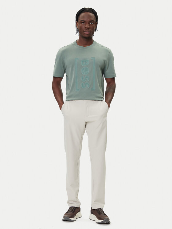 Футболка relaxed fit Iconic TL 50543905 Boss, зеленый — фото 2