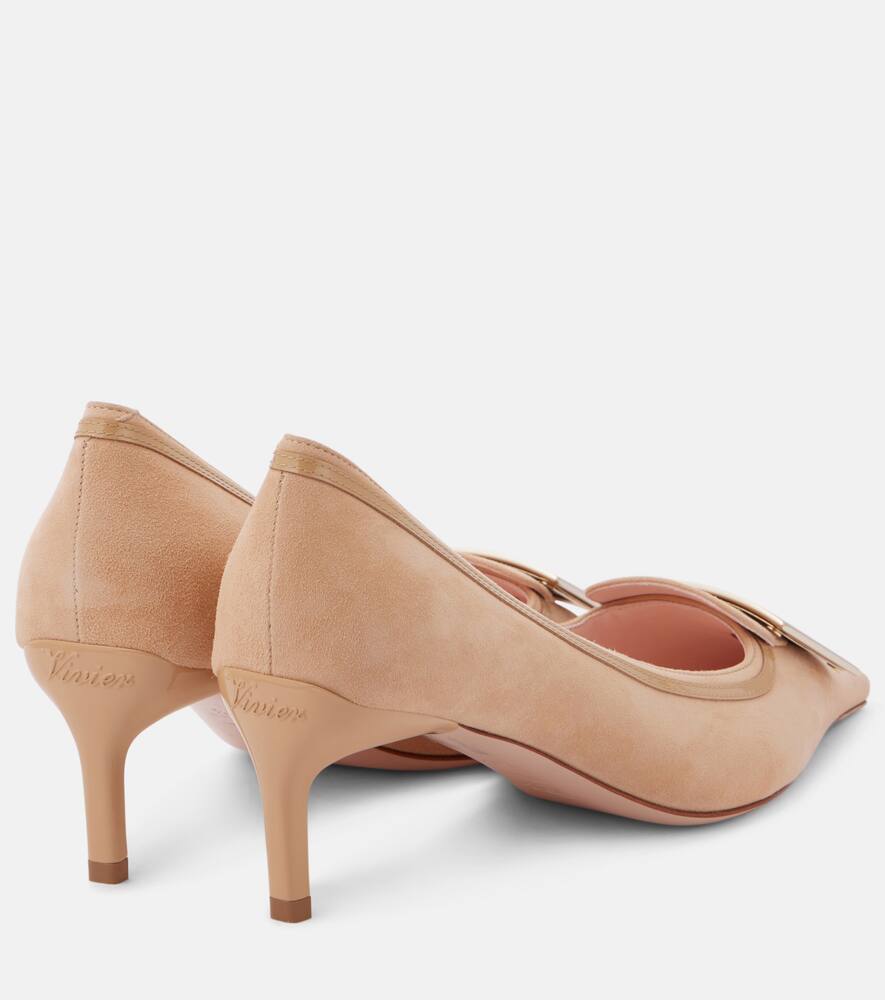 Туфли-лодочки Viv' Canard 55 из замши Roger Vivier, M021 (Collant Scuro) + C209 — фото 2