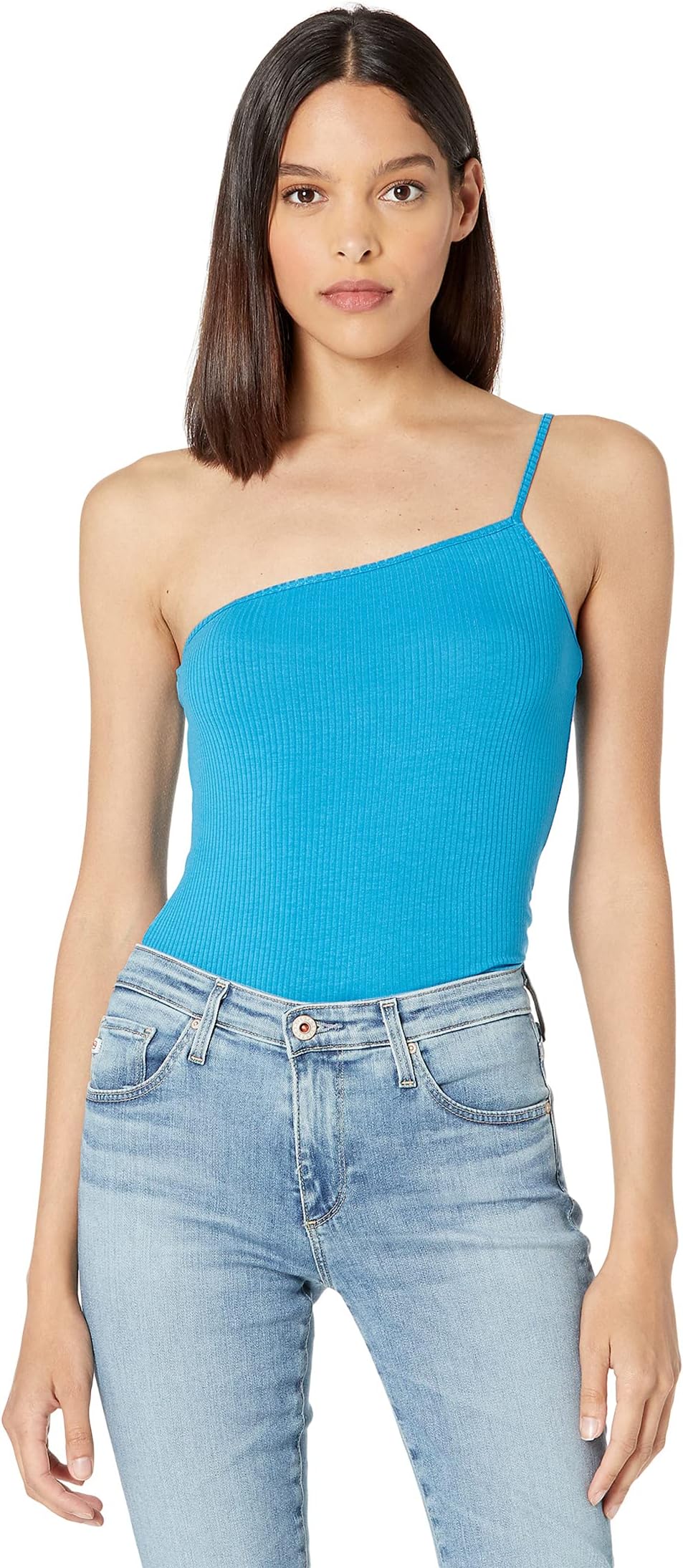 

Свитер BCBGeneration One Shoulder Knit Top 1TX1P49, цвет Azure