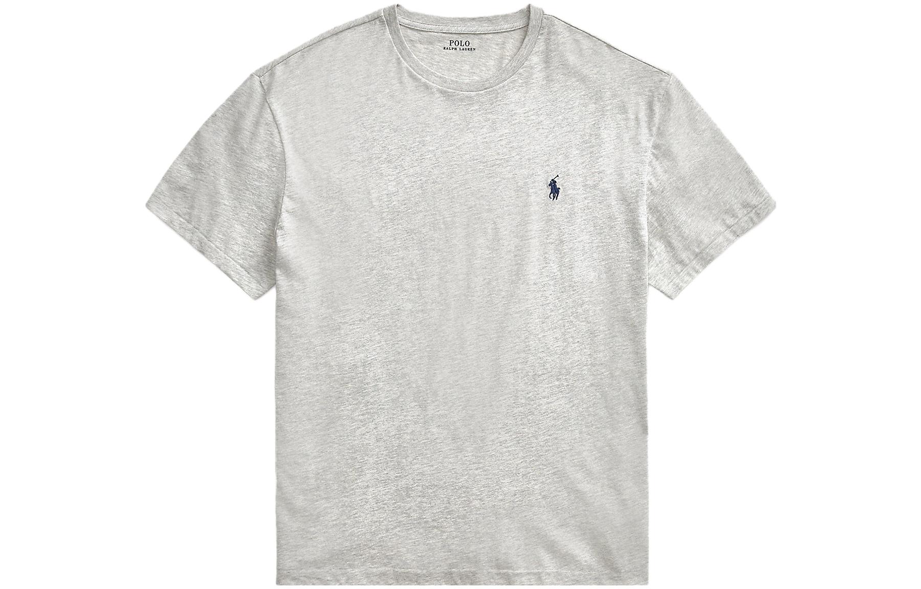 

Футболка Polo Ralph Lauren Jersey Crewneck, светло-серый