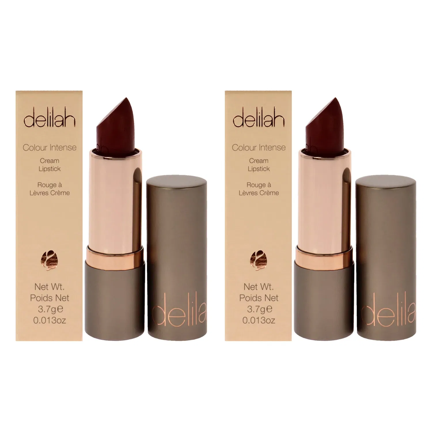 Интенсивная кремовая помада Colour Intense Cream Lipstick - Vintage от Delilah для женщин - 0,13 унции - набор из 2 штук