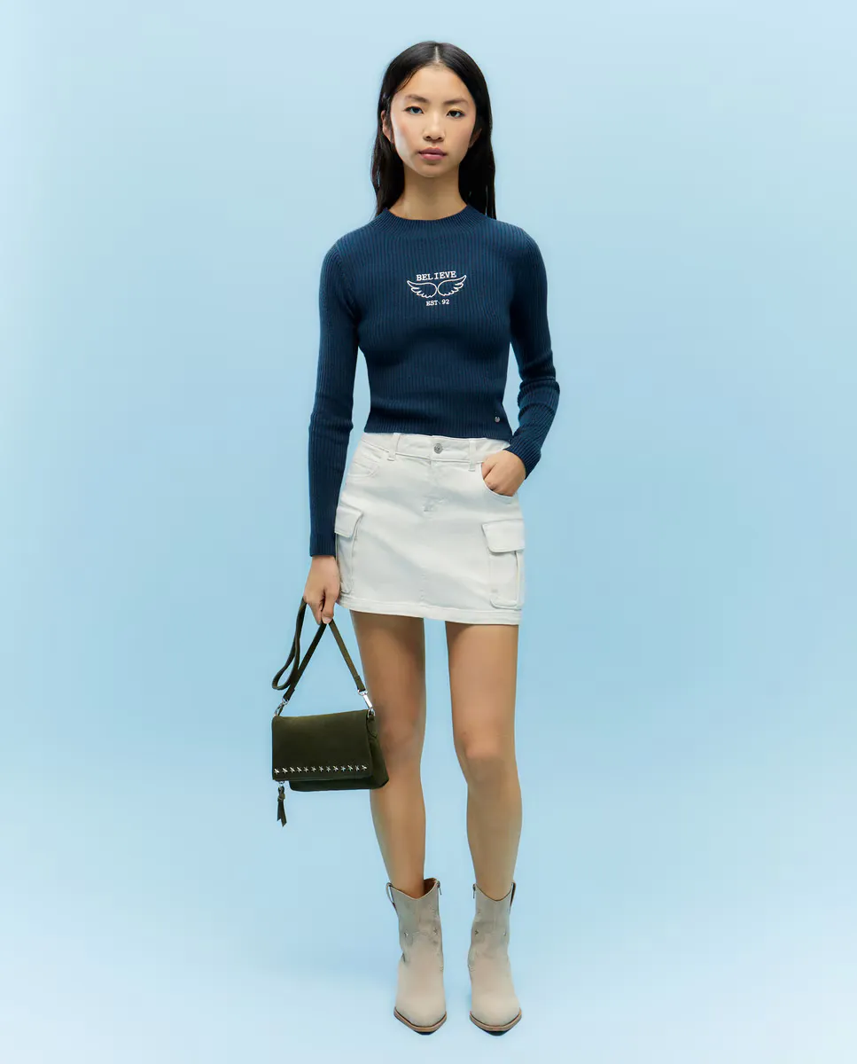 

Мини-юбка карго Green Coast, цвет 120 Crudo