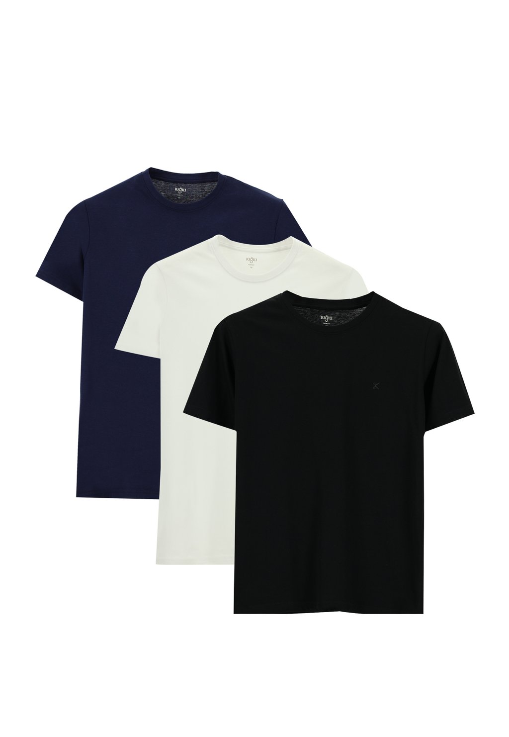 

Базовая футболка CREW NECK SLIM FIT 3-PACK Kigili, мультиколор