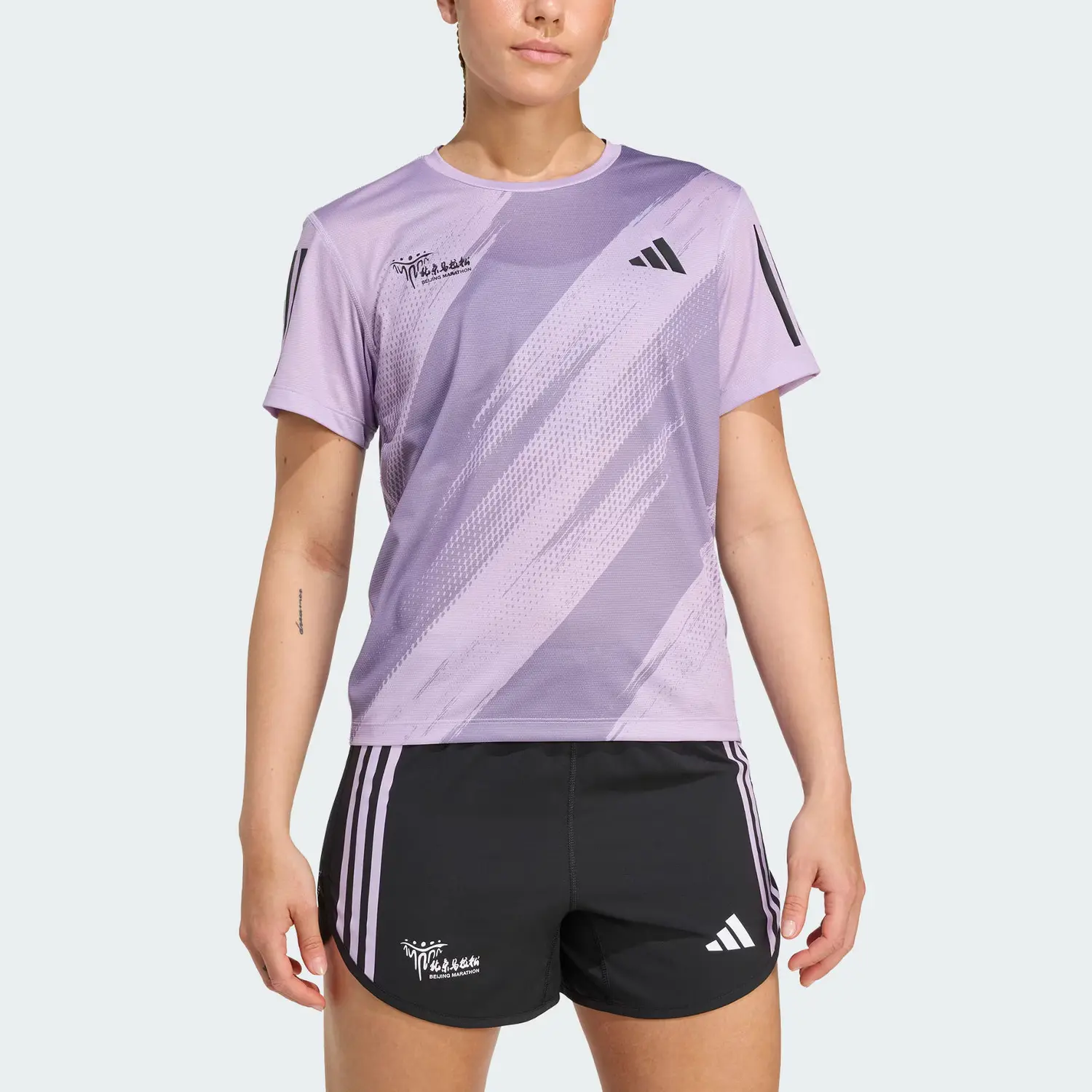 Футболка MARATHON женская Adidas, фиолетовый — фото 3