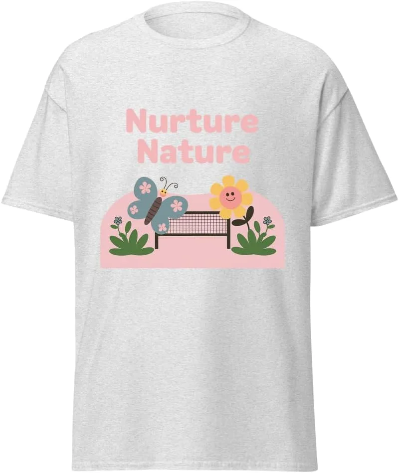 

Футболка Nurture Nature с принтом для любителей фитнеса — 100% хлопок, разные размеры и цвета