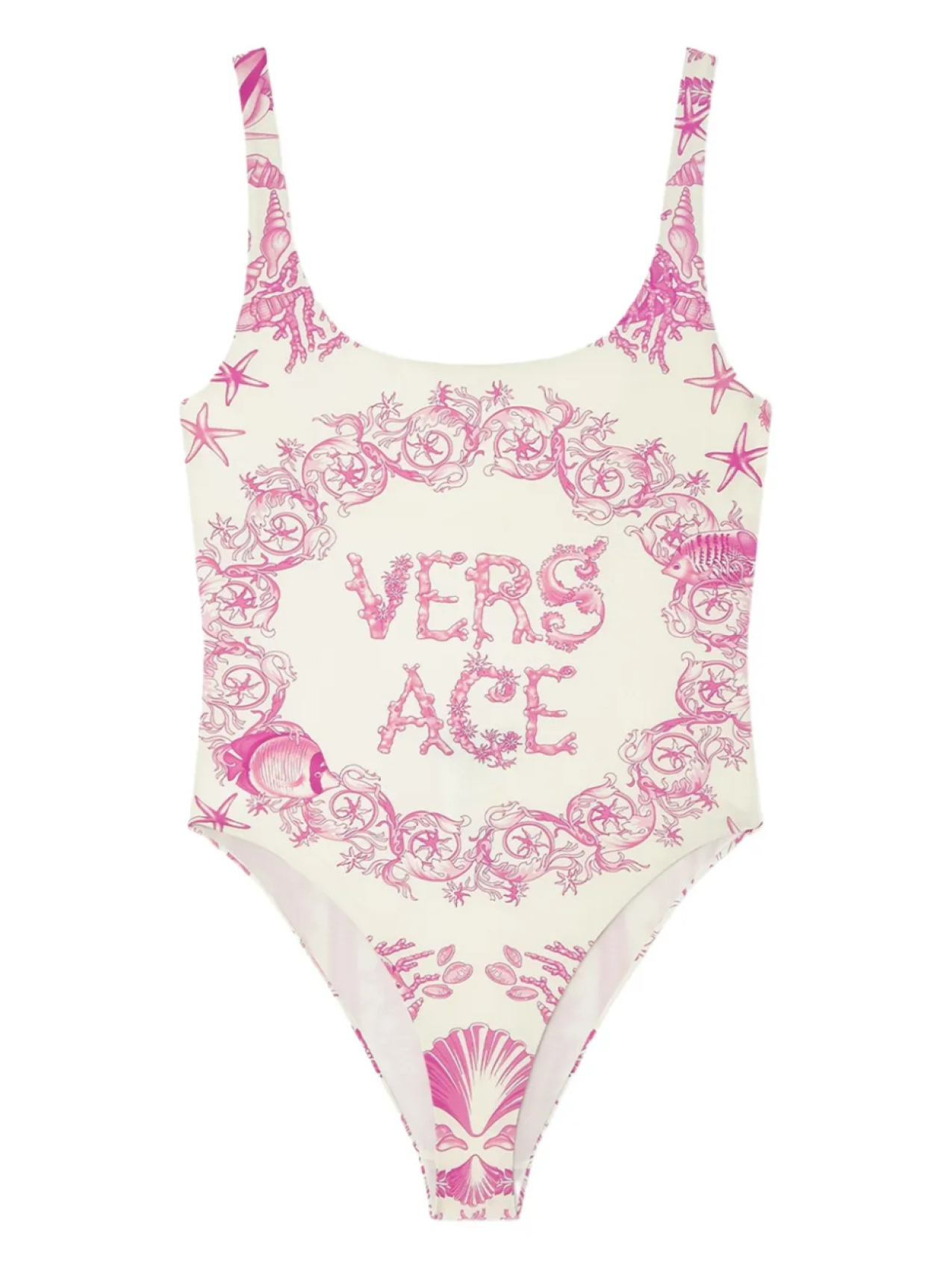 

Versace купальник Underwater Barocco, нейтральный