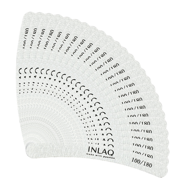 

Пилочка для ногтей «Банан» 100/180, 25 шт. Inlaq