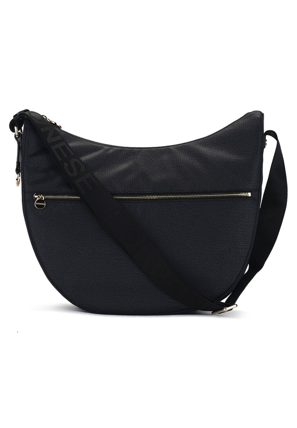 

Сумка через плечо LUNA MEDIUM CON ZIP Borbonese, черный