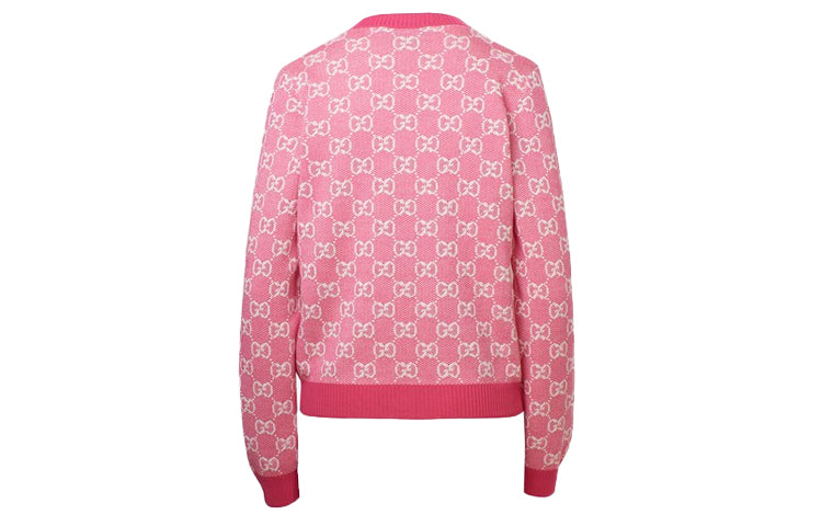 Кардиган (WMNS) Gucci Full Cotton Wool Cardigan For Pink — фото 2
