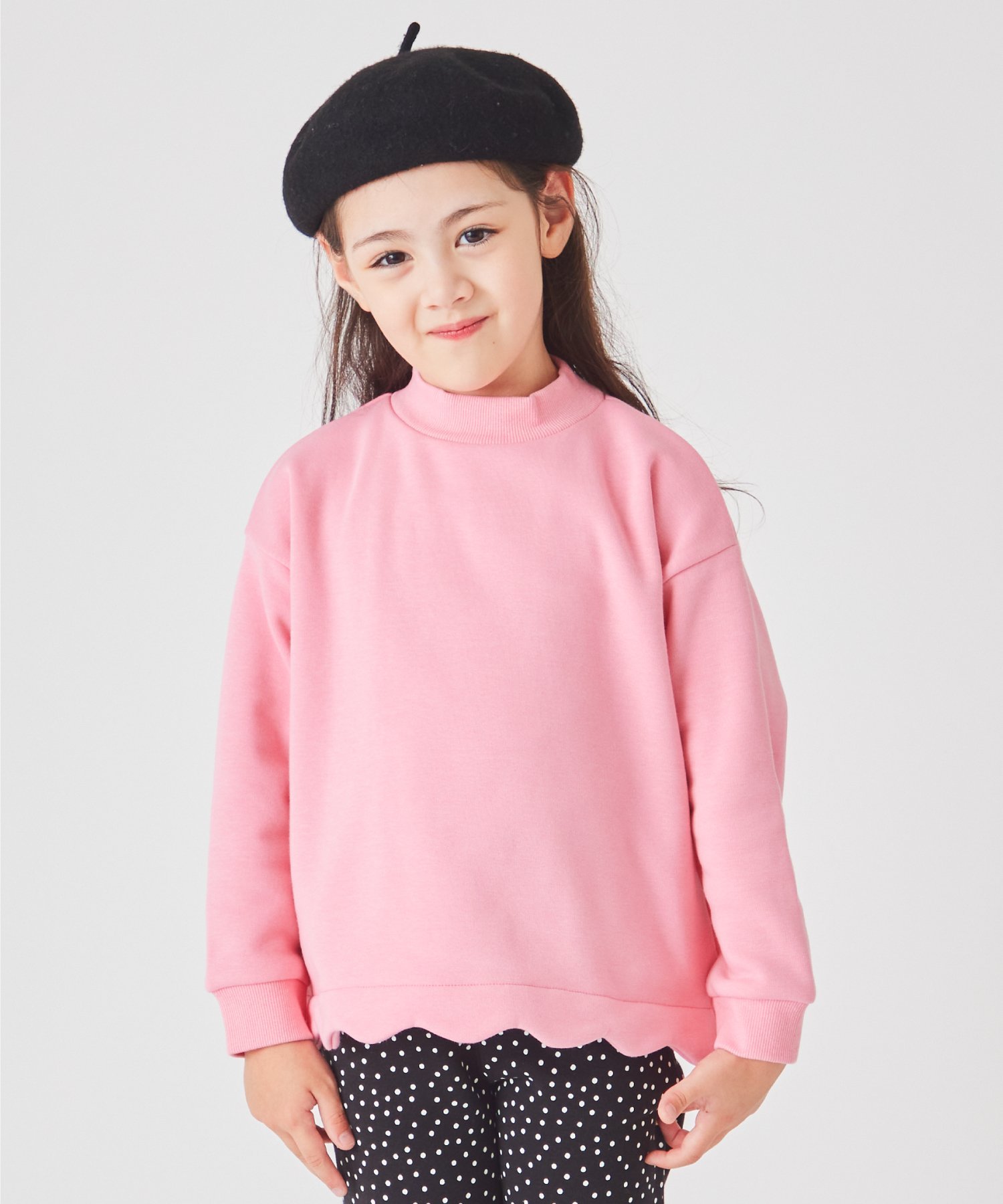 Толстовка на флисовой подкладке с фестончатым краем Ever Closet, Peony