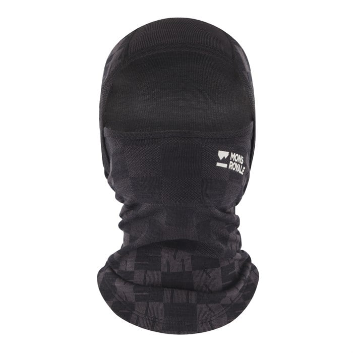 

Бесшовная балаклава Ascender из мериноса. Mons Royale, Forged Iron/Black