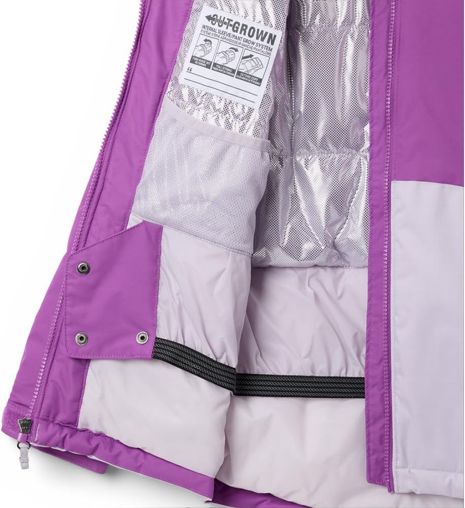 Columbia Girls Alpine Action III куртка, Lavender Pearl Melange/Razzle — фото 3