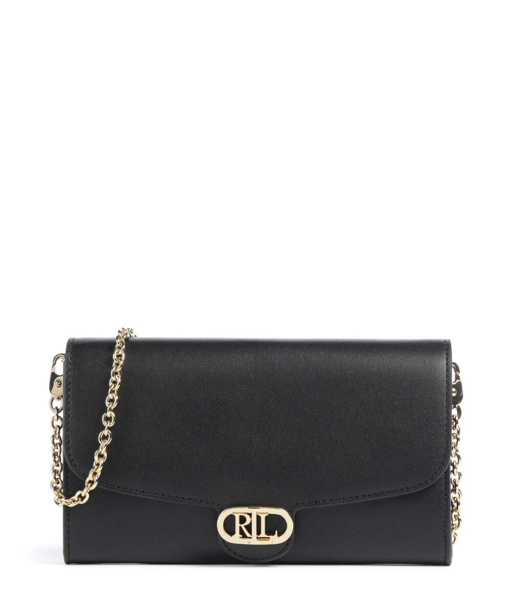

Кошелек Adair 20 из мелкозернистой яловой кожи. Lauren Ralph Lauren, черный
