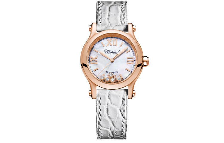 

Женские часы Happy Sport Collection Swiss Chopard, белый Dial