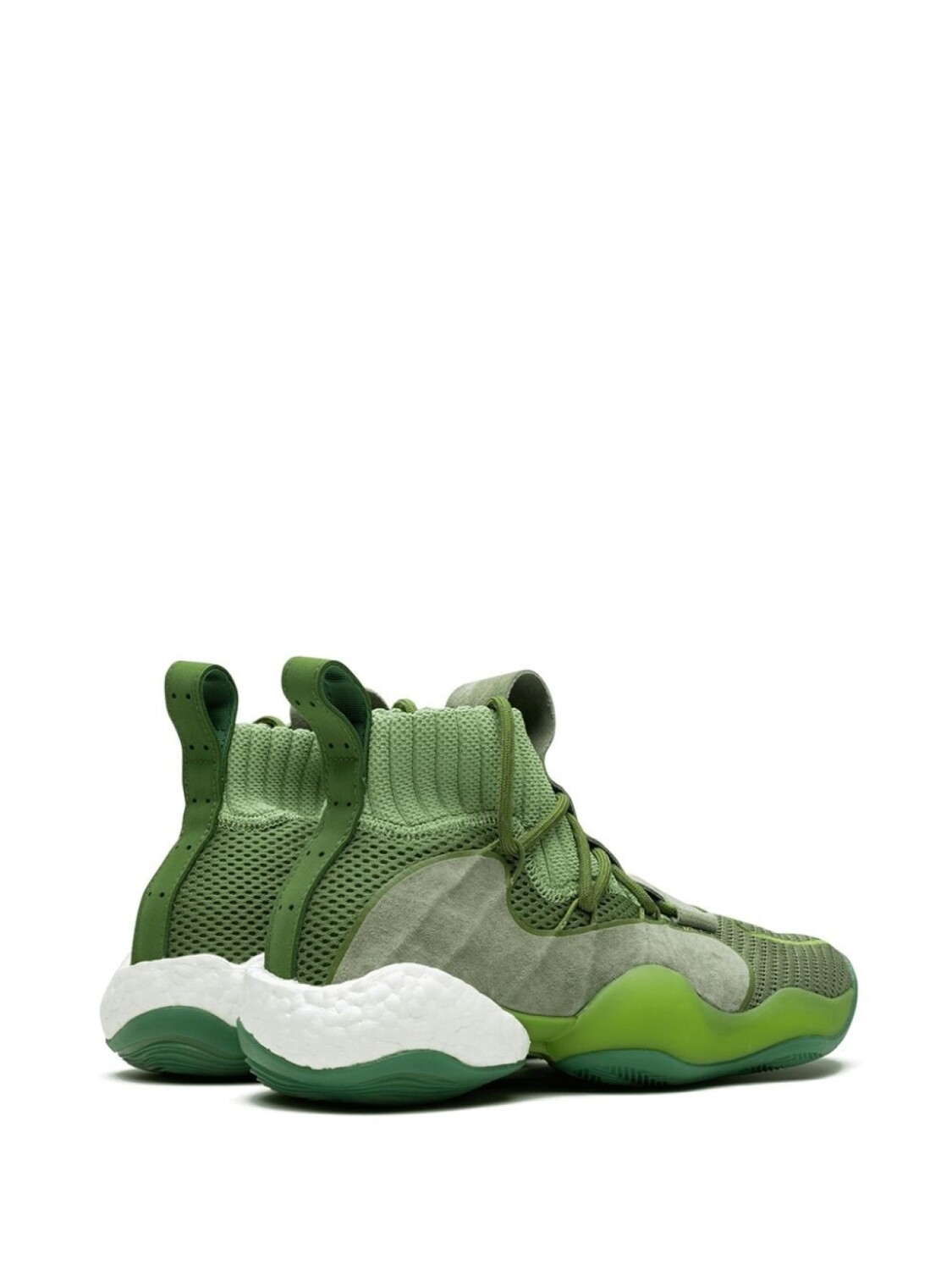 adidas высокие кроссовки PW Crazy BYW, зеленый — фото 3