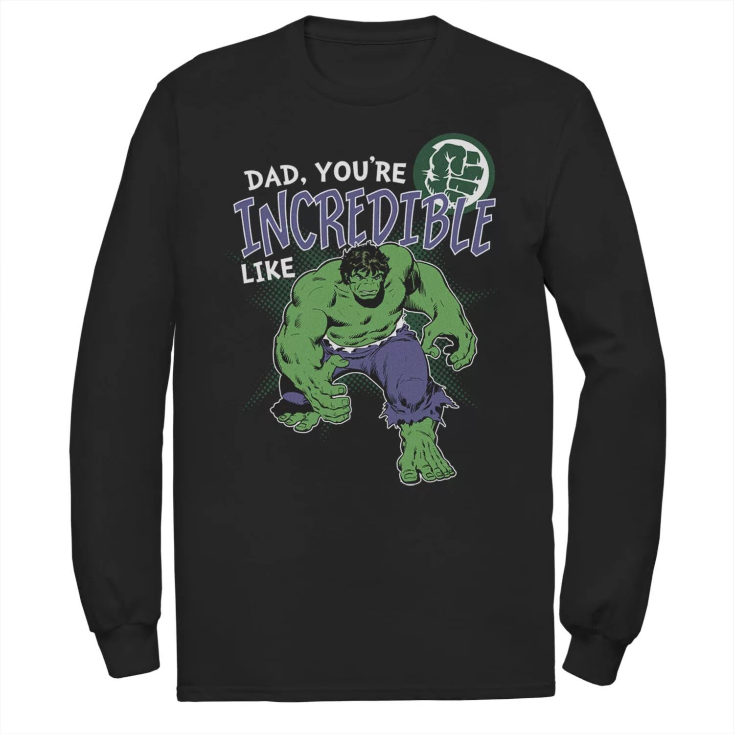 

Мужская футболка Marvel Hulk Incredible Dad на День отца