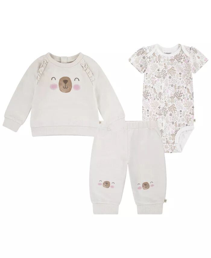 

Комплект для девочек, боди и штаны Huggies