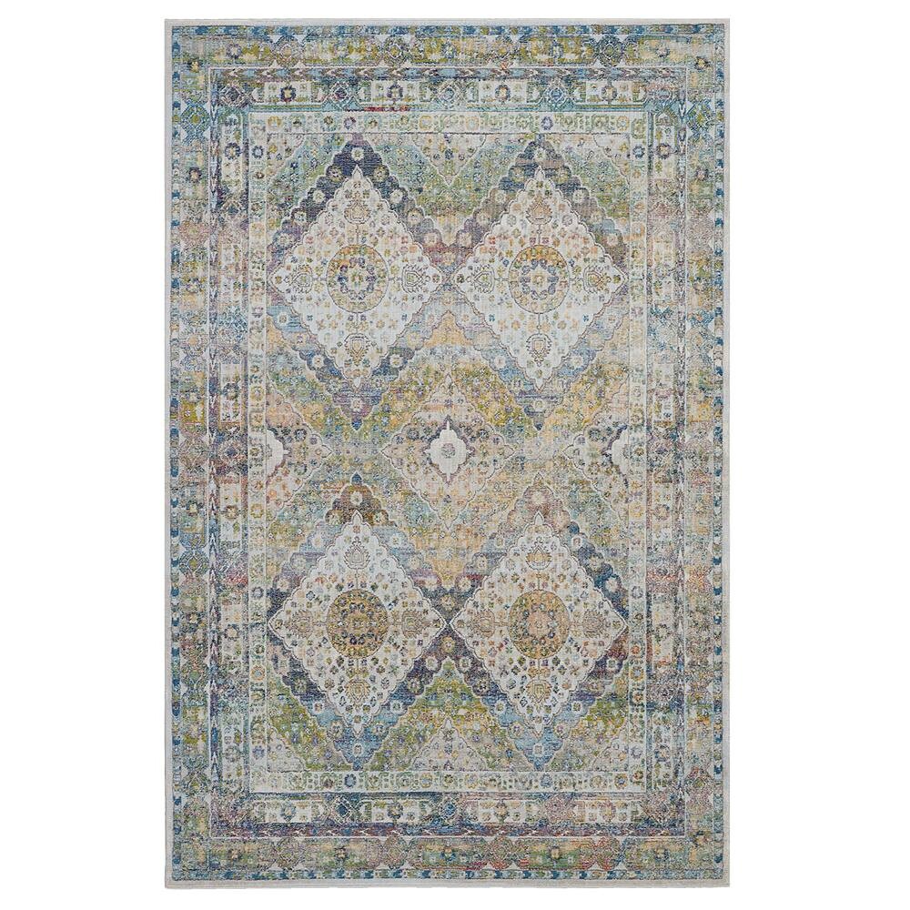 

Nourison Global Винтажный фермерский ковер, цвет Blue Green