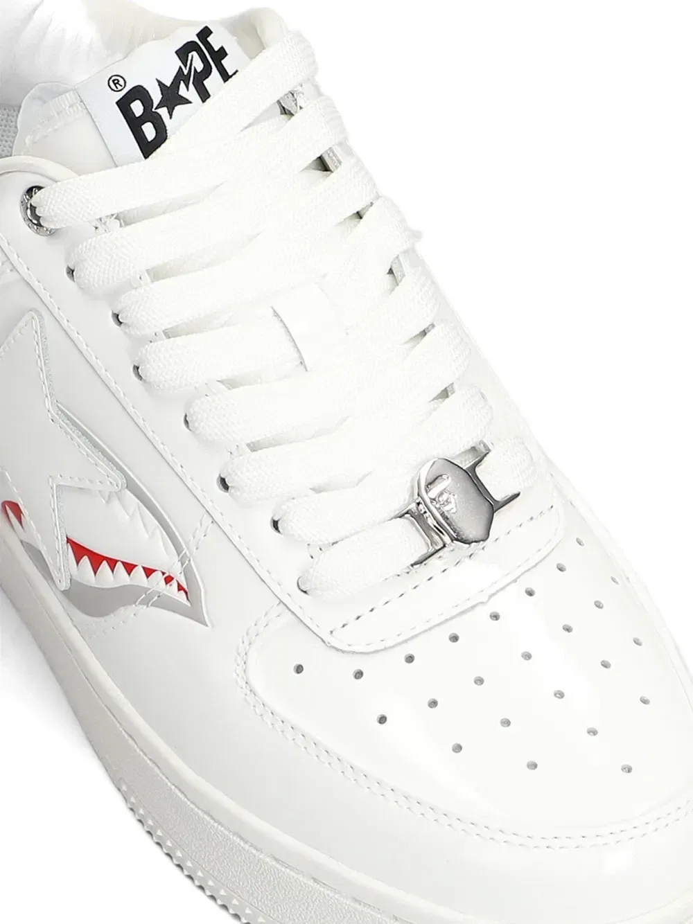 Кроссовки Bape STA Shark A BATHING APE, белый — фото 4