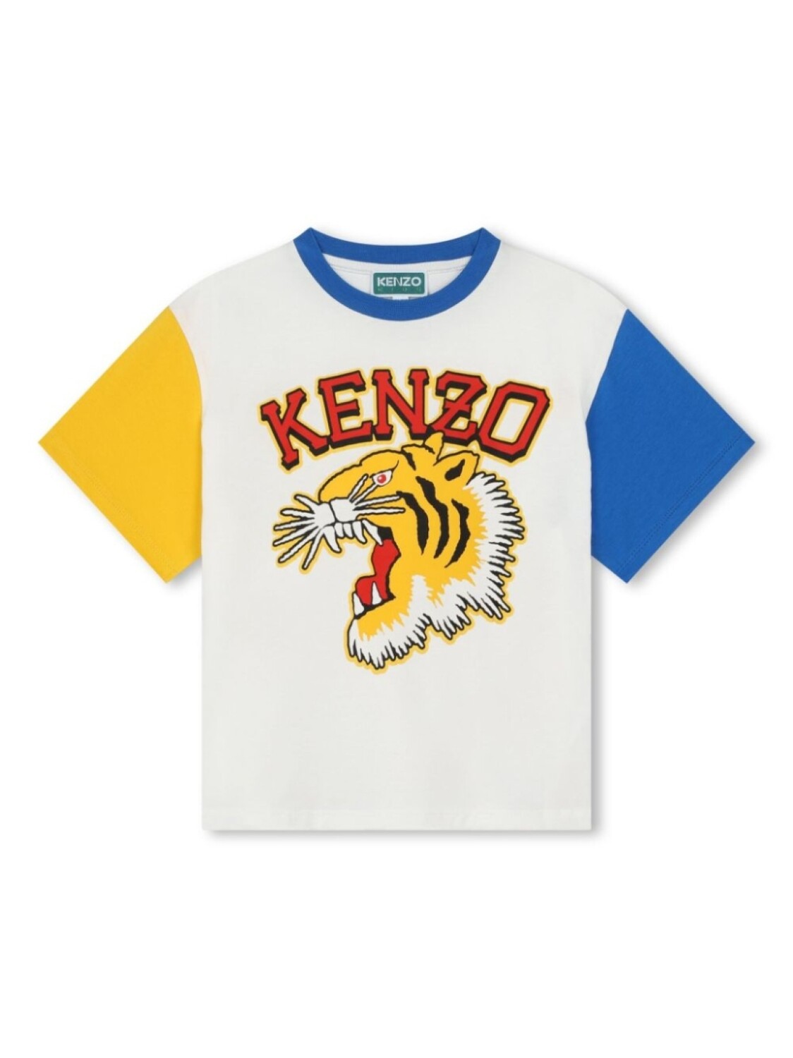 

Kenzo Kids футболка из органического хлопка с логотипом, нейтральный цвет