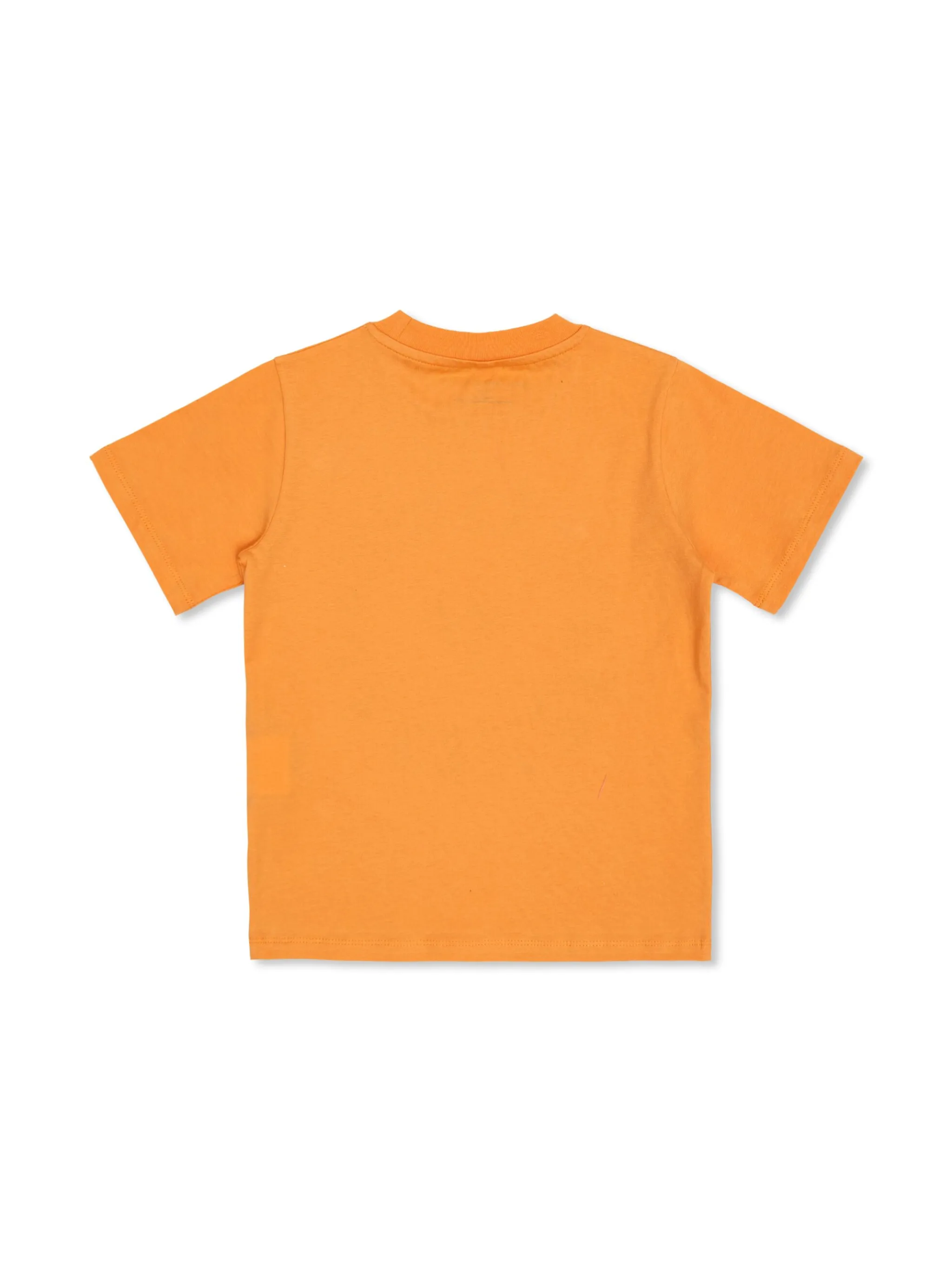 Футболка с принтом Stella Mccartney Kids, оранжевый — фото 2
