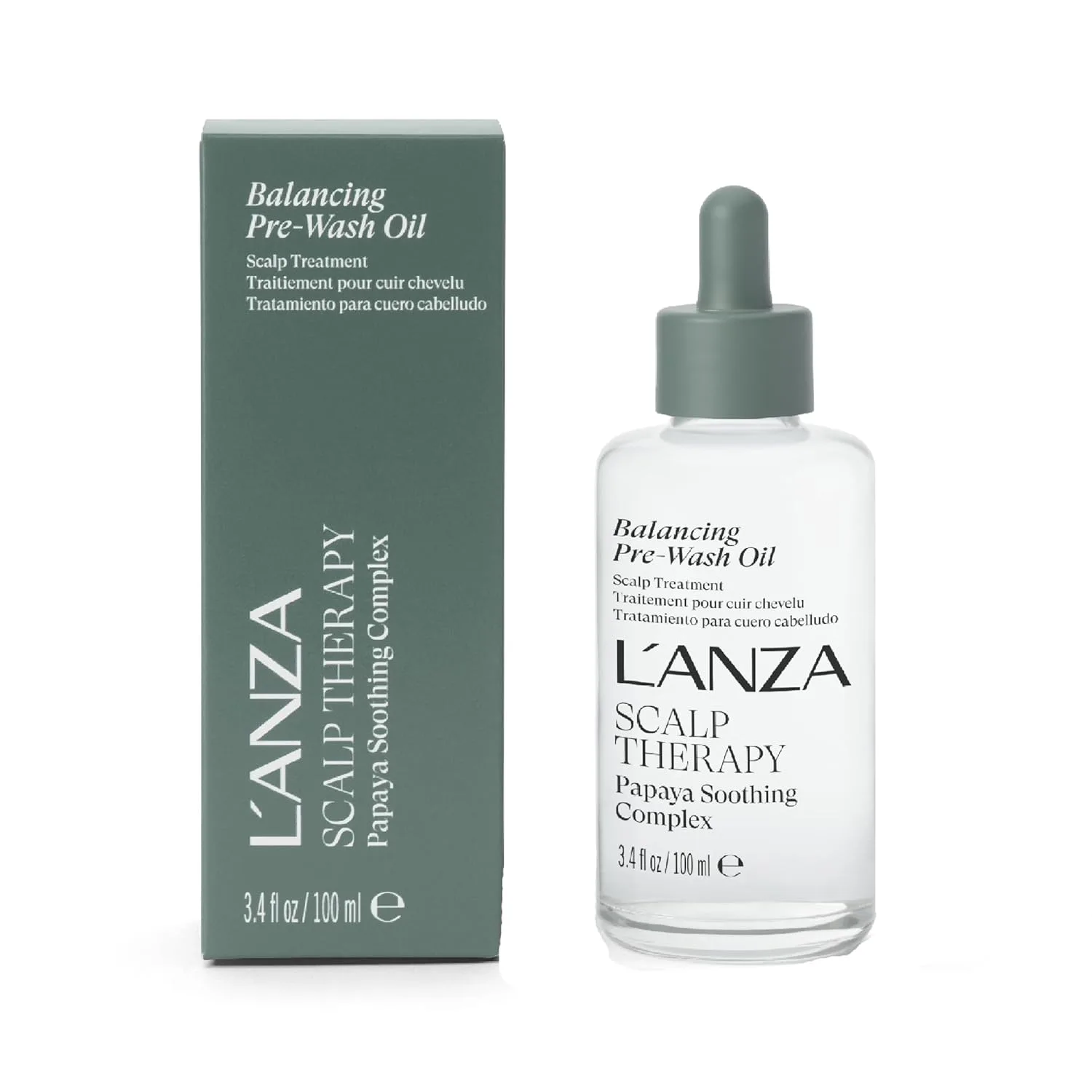 LNZ Scalp Therapy Балансирующее масло для предварительного умывания и несмываемая сыворотка L'Anza