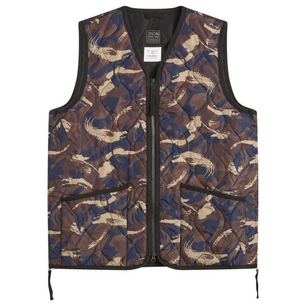 

Военный жилет с V-образным вырезом и застежкой-молнией Taion, Paint Camo