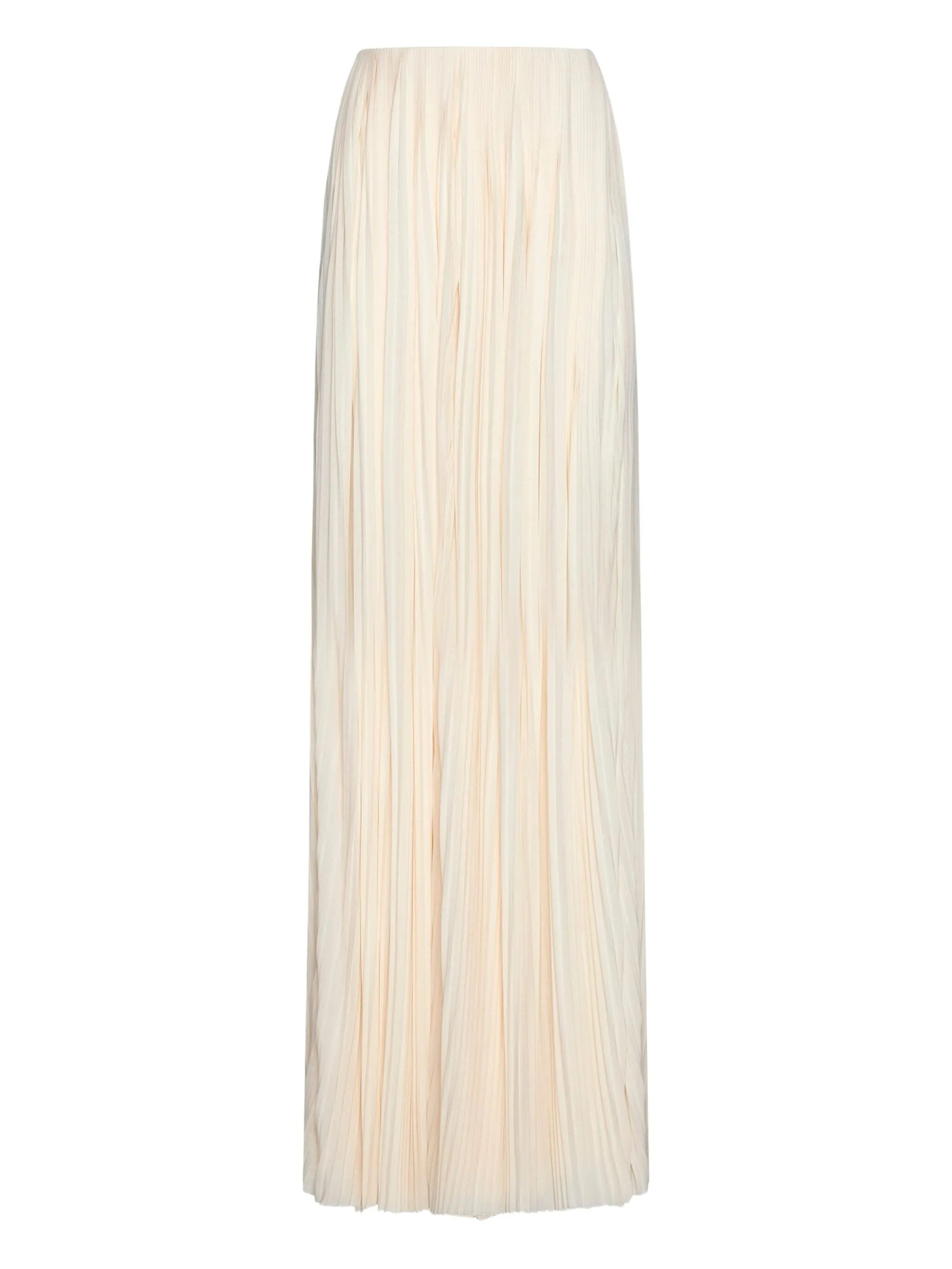 

Плиссированная юбка макси Saint Laurent, кремовый