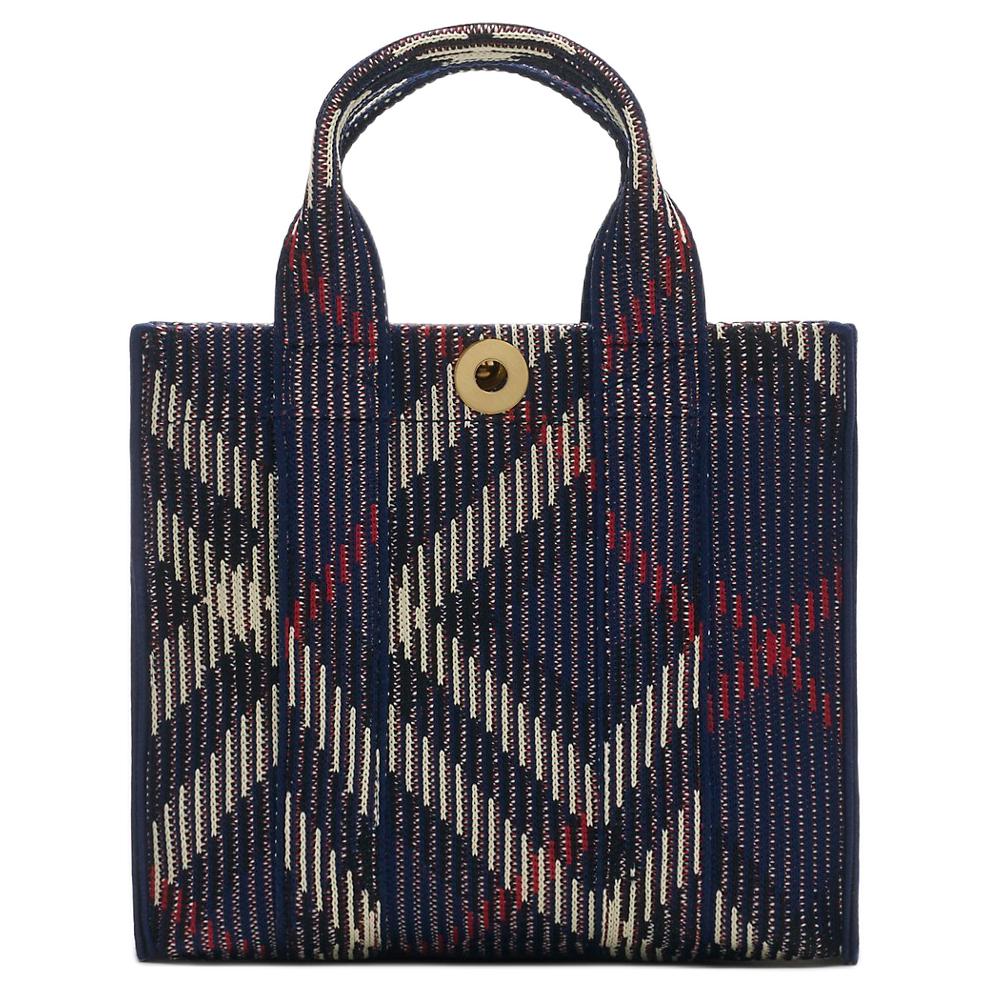 Женская сумка-шоппер Burberry из полиамида, морской синий — фото 2